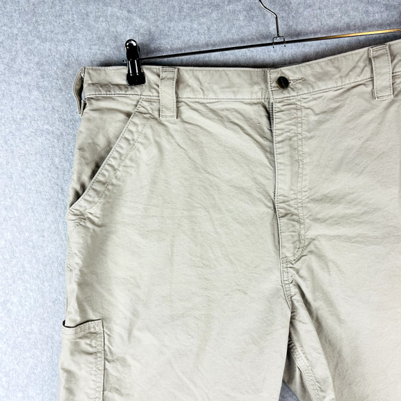Carhartt Mens Size 40 Shorts Work Shorts Work Tan Pockets - Picture 4 of 9